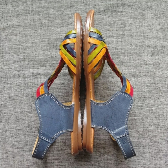 Caramba Mexican leather sandals size 8 - Picture 6 of 7